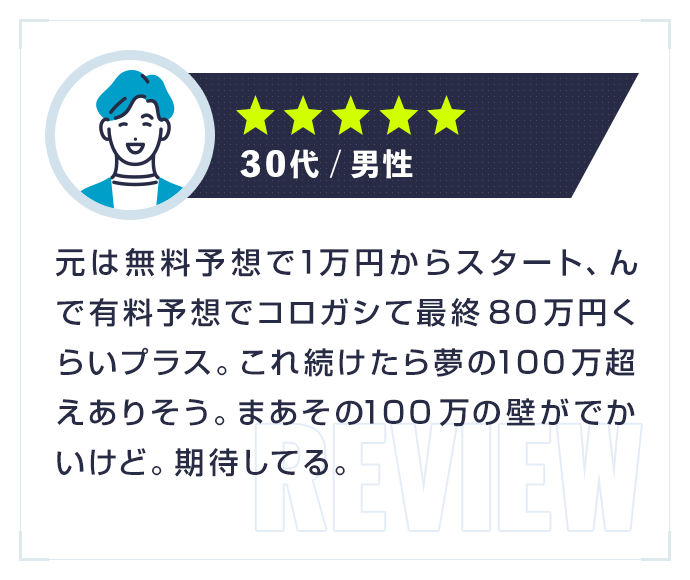 ★★★★★|30代・男性